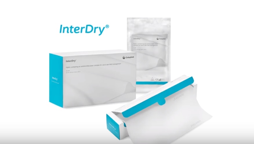 InterDry® er et 3-i-1-produkt til behandling i hudfolder