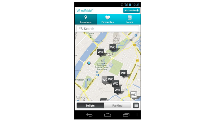 WheelMate til Android telefoner