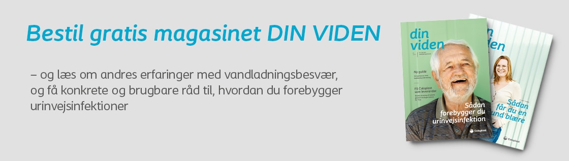 Lene Juhler, ramt af sclerose, står ved den smukke sø