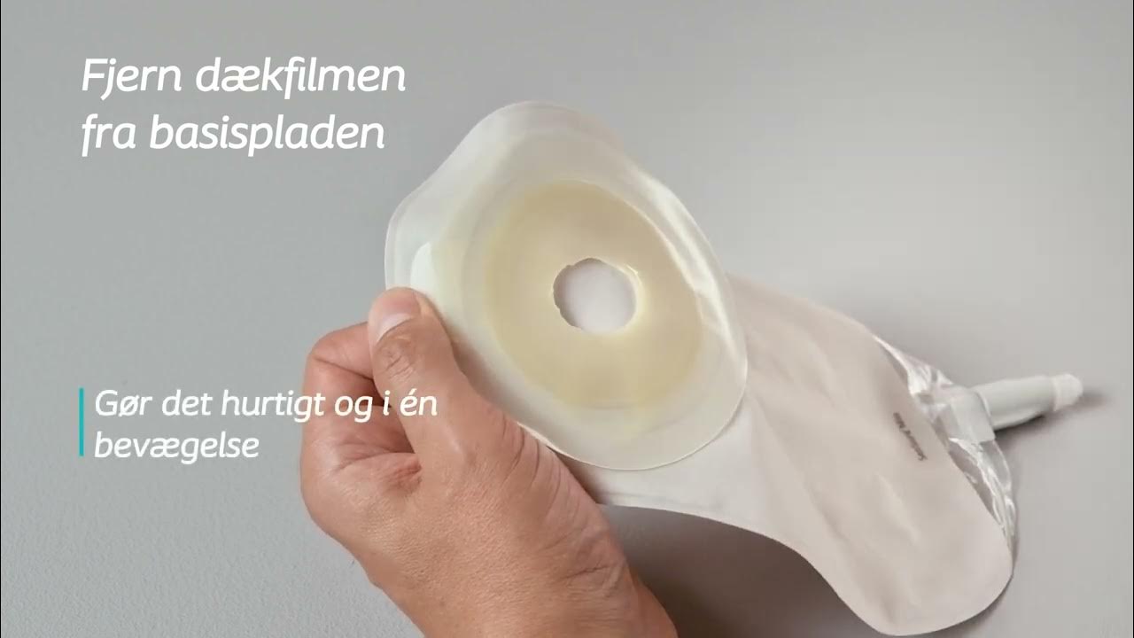 NY urostomipose med drejelukning 1-dels Flad
